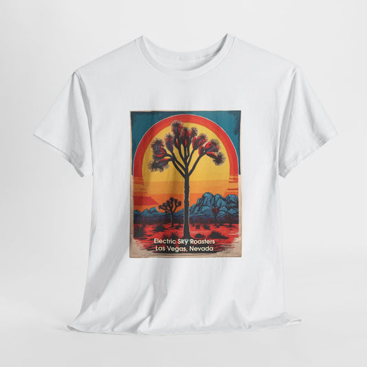 Electric Winter Hike Unisex Heavy Cotton Tee