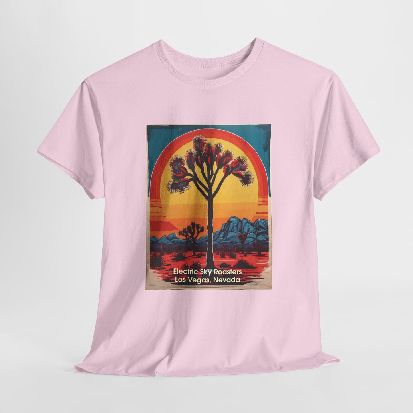 Electric Winter Hike Unisex Heavy Cotton Tee