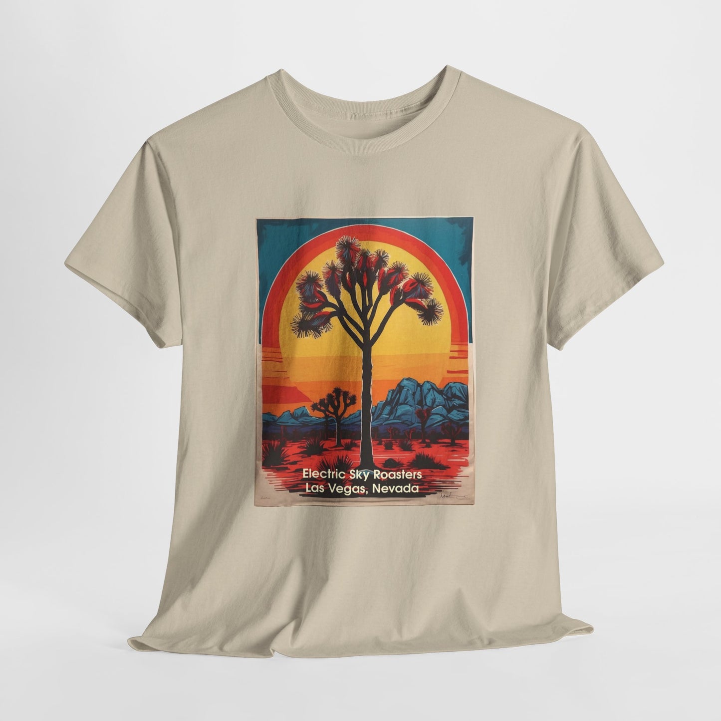 Electric Winter Hike Unisex Heavy Cotton Tee