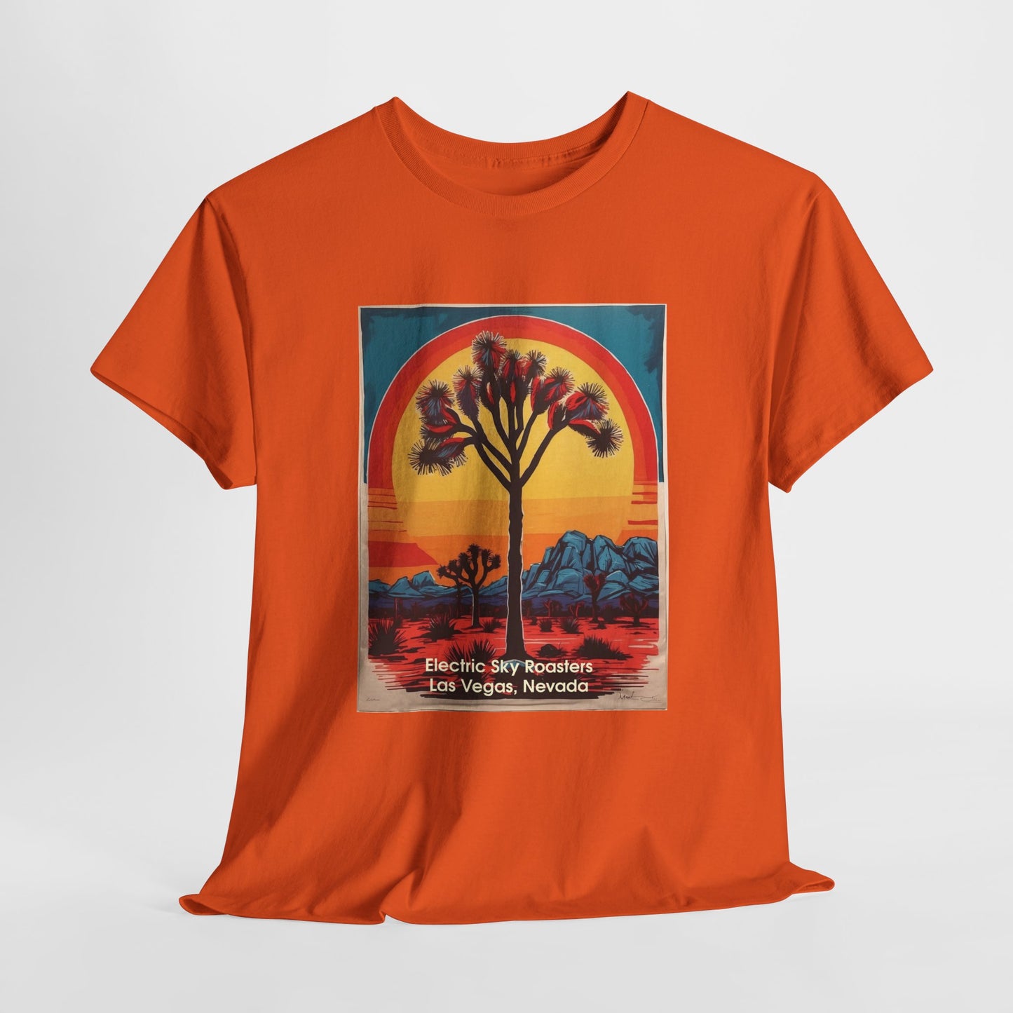 Electric Winter Hike Unisex Heavy Cotton Tee